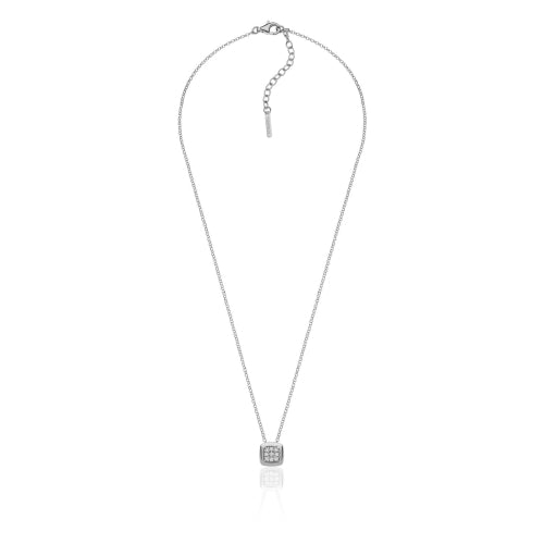 Collana in argento con pavé