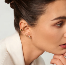 Carica l&#39;immagine nel visualizzatore di Gallery, Gold Spike Climber Stud Earrings
