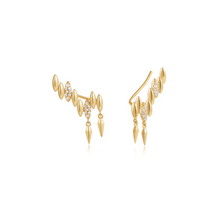 Carica l&#39;immagine nel visualizzatore di Gallery, Gold Spike Climber Stud Earrings
