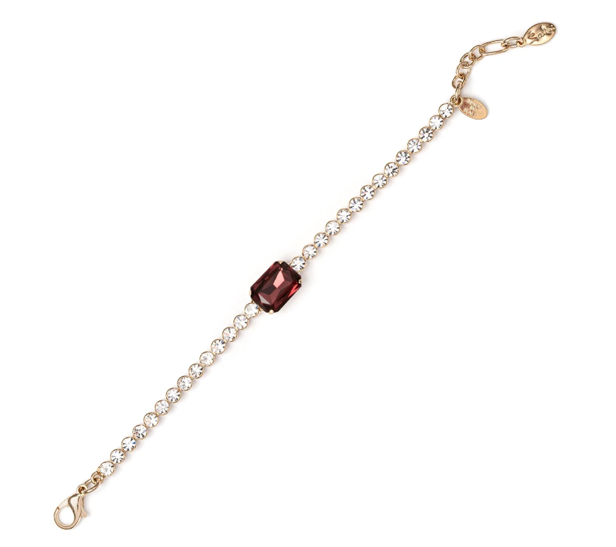 Bracciale di strass Madame - Bordeaux