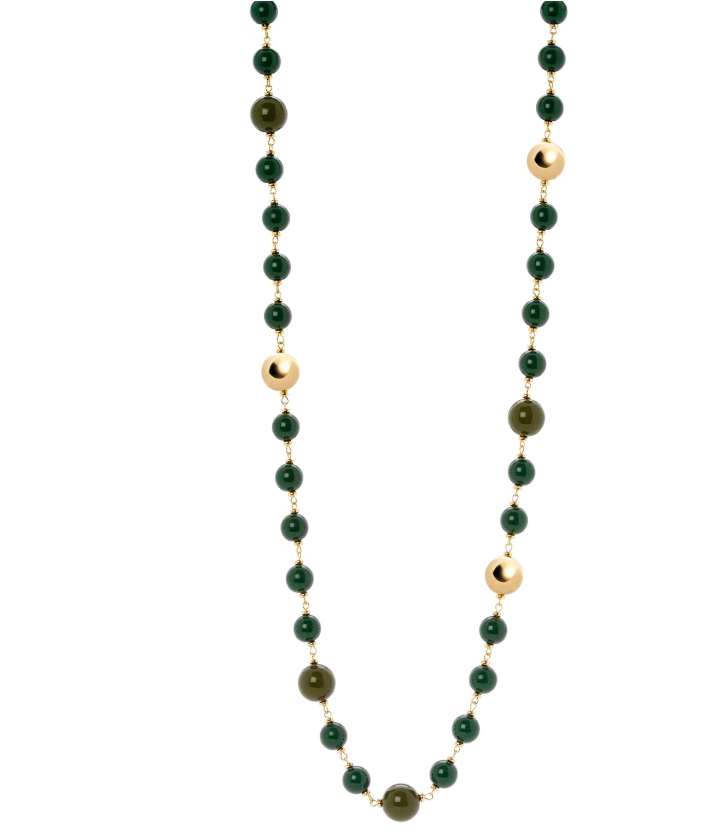 Collana lunga Tribeca - Verde