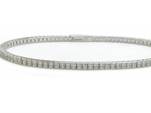 Cargar imagen en el visor de la galería, Bracciale tennis Zancan in argento e zirconi.
