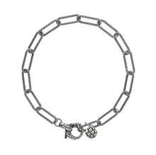 Carica l&#39;immagine nel visualizzatore di Gallery, Bracciale catena allungata in argento 925
