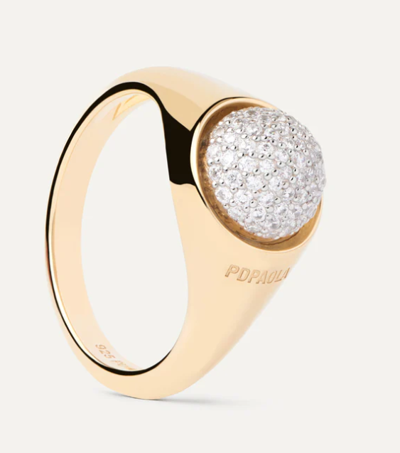 Anello Pavé Moon