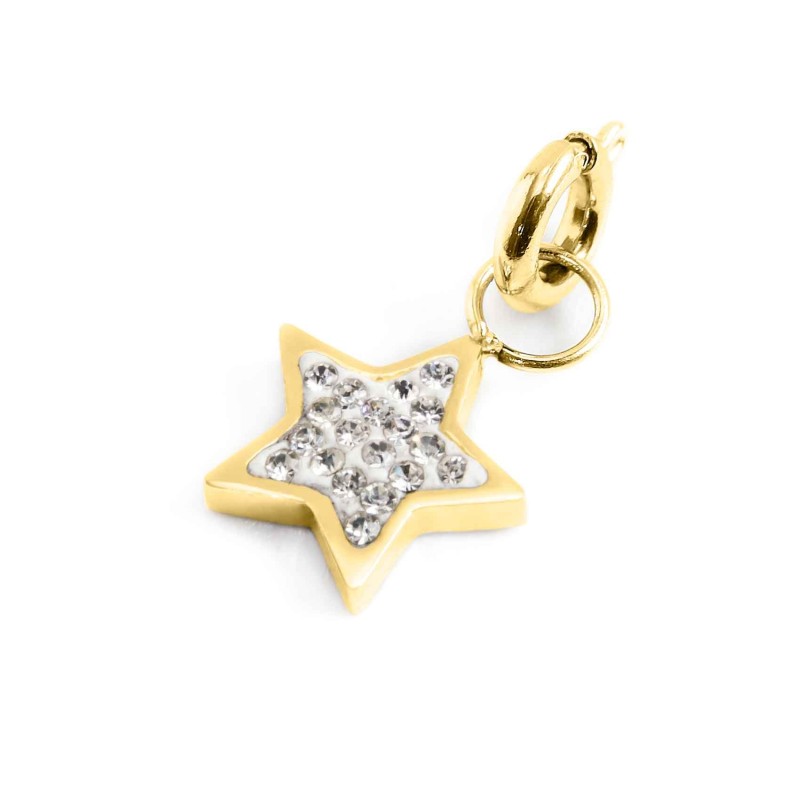 Charm STELLA con cristalli