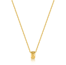 Carica l&#39;immagine nel visualizzatore di Gallery, Gold Smooth Twist Pendant Necklace
